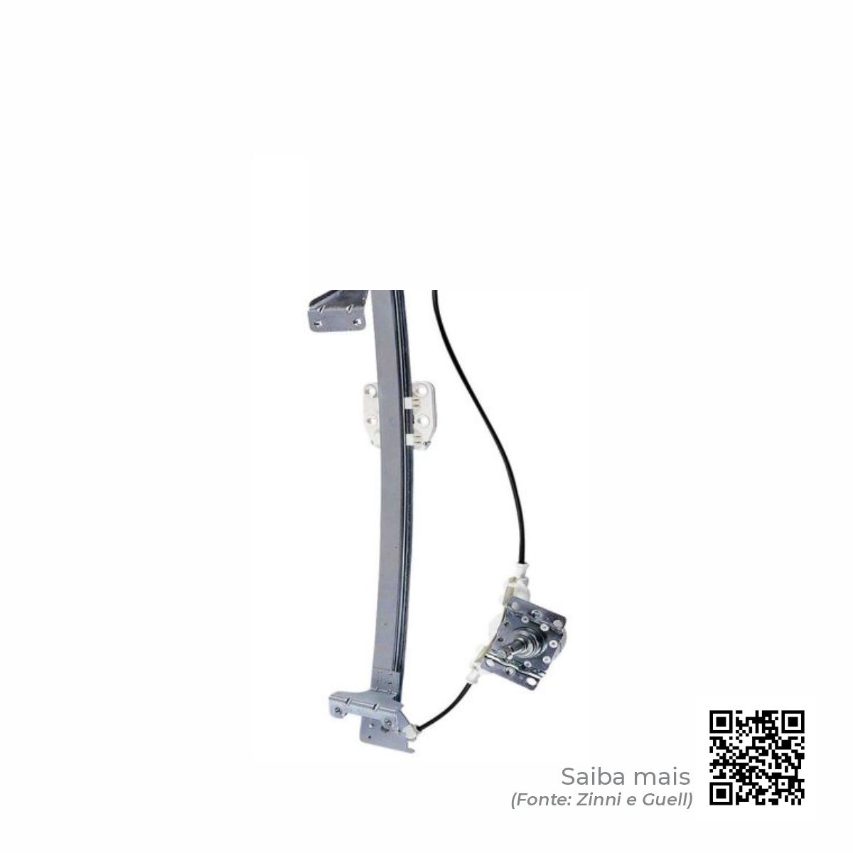 MÁQUINA DO VIDRO TRAS. ESQ. (MANUAL) A20/ A40/ C20/ D20/ D40/ BONANZA 4PTS