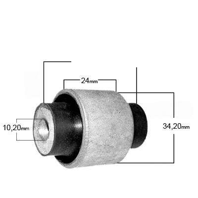 BUCHA DA BANDEJA DIANT. SUP. 10 MM CIVIC /ACCORD