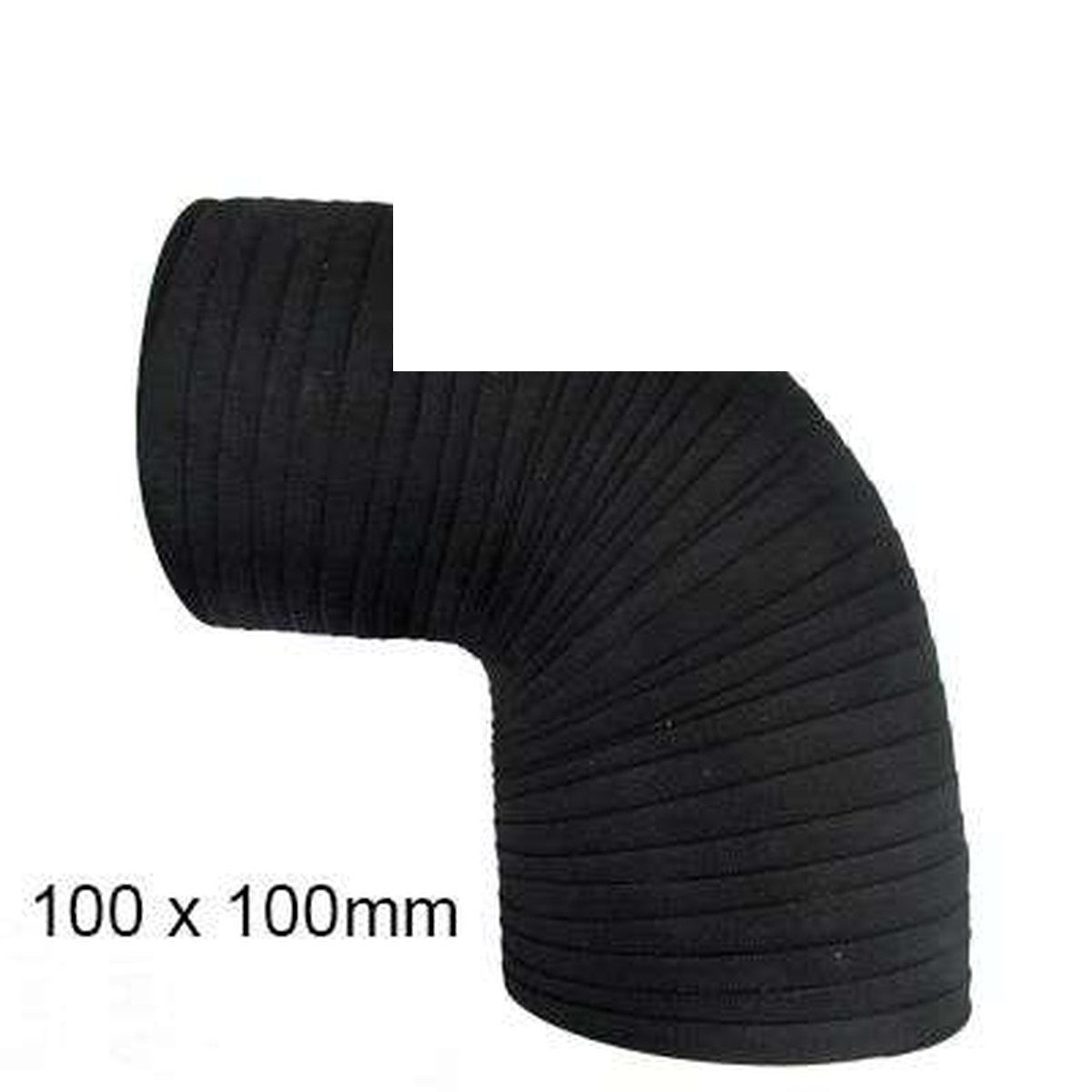 MANGUEIRA DO INTERCOOLER (100 X 100MM) (CURVA) 1313/1519