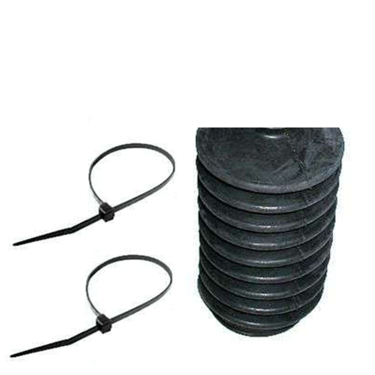 KIT CAIXA DE DIREÇÃO ESQ. (GUARDA-PÓ BORR.) FIAT 147/ UNO
