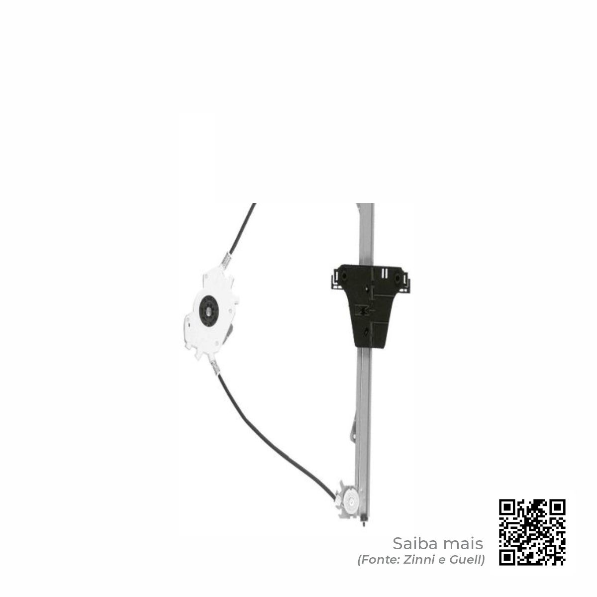 MÁQUINA DO VIDRO DIANT. DIR. (ELÉTRICO) (S/MOTOR) (P/MABUCHI 8 DENTES) SAVEIRO/ GOL  G5/G6G7