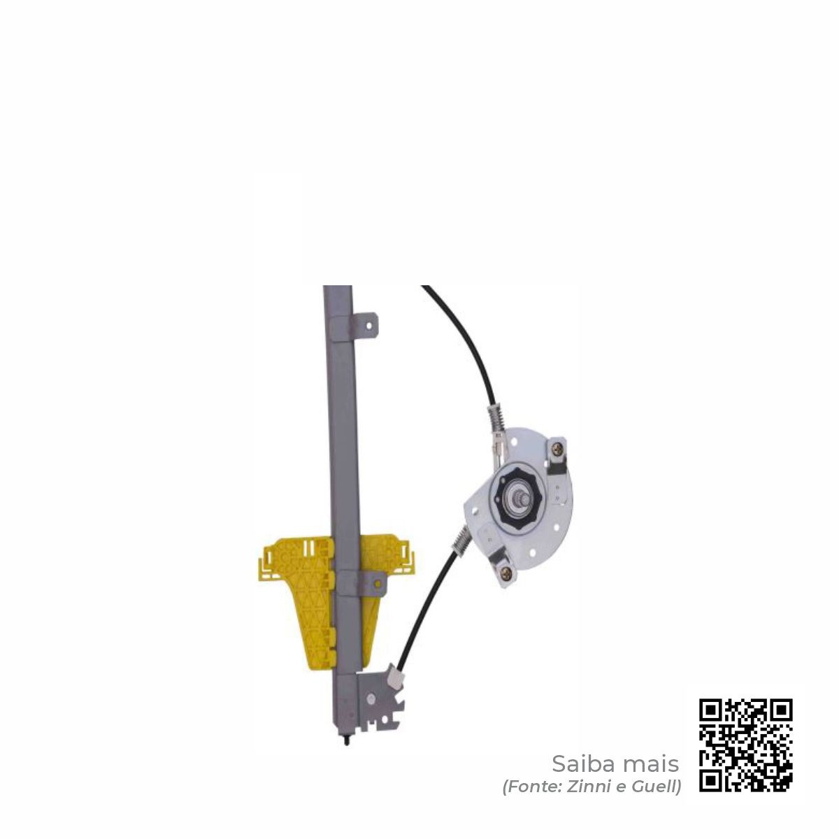 MÁQUINA DO VIDRO TRAS. ESQ. (MANUAL) GOL/ VOYAGE  GV 4PTS 08/..